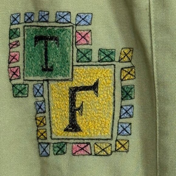 Teddy Fresh Embroidered Khaki Pants – Size 36 - Picture 10 of 13